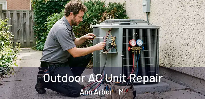 Outdoor AC Unit Repair Ann Arbor - MI